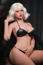 Life-size silver-haired love doll 166cm E cup hot doll ROSSI